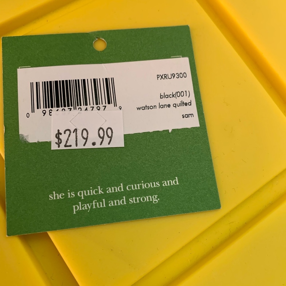 Watson lane quilted Sam kate spade black crossbody - Picture 5 of 7